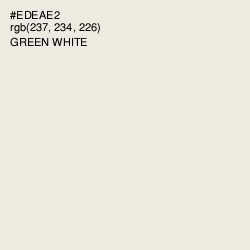 #EDEAE2 - Green White Color Image